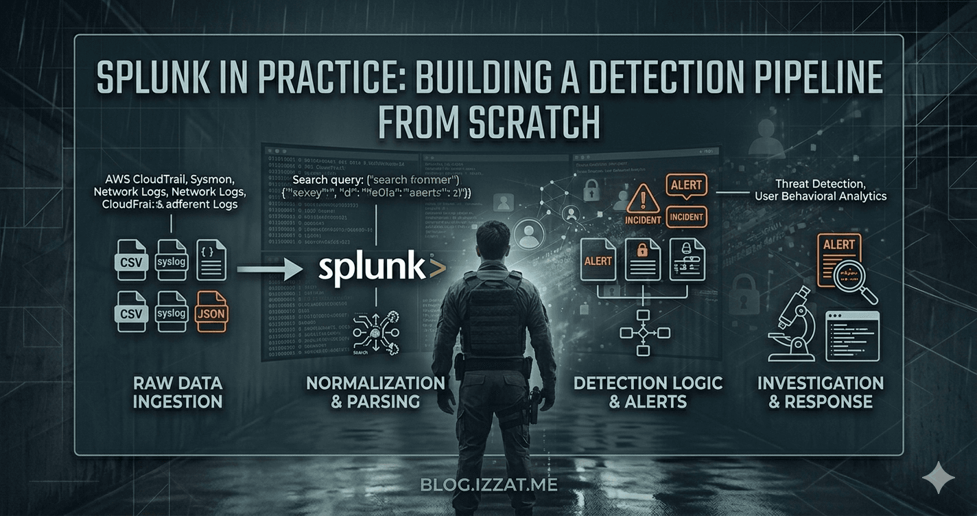 Splunk in Practice: Building a Detection Pipeline From Scratch